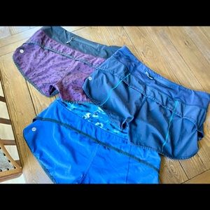 Lululemon Speed Up Shorts “2.5” Bundle